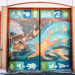 Partial Detail of Chasing Fire Through Time